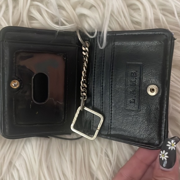 Gwen Stefani L.A.M.B. Crossbody Old English Splatter Paint Bag &FREE Card Wallet - Picture 10 of 10